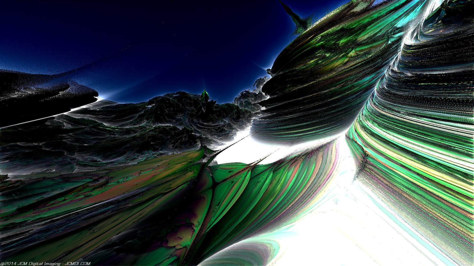 Fractal Asteroid Animation still image (JCMDI.COM)